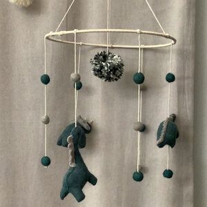 Dinosaur crib mobile